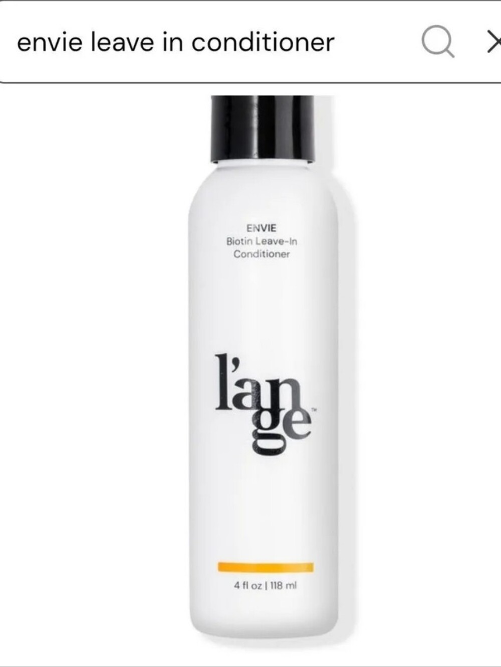 NWT L'ange Envie Biotin Leave In Conditiiner